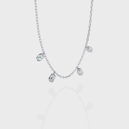 Vela Noire Diamond Necklace