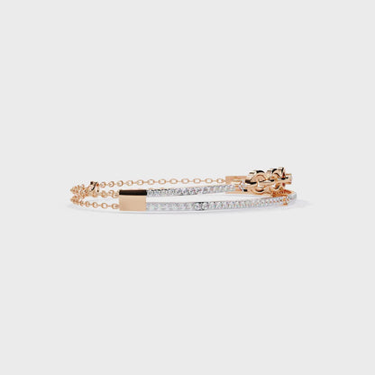 Luminous Loops Diamond Bracelet
