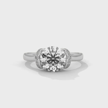 Twilight Gleam Solitaire Ring