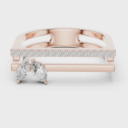 Auryn Crest Diamond Ring