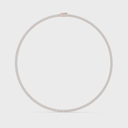 Celestial Lace Tennis Diamond Necklace