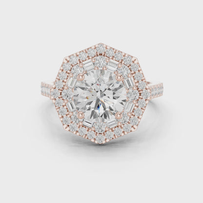 Starbind Circle Solitaire Ring