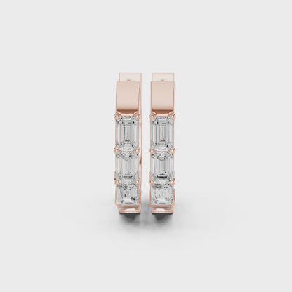 Rosy Alba Diamond Earrings