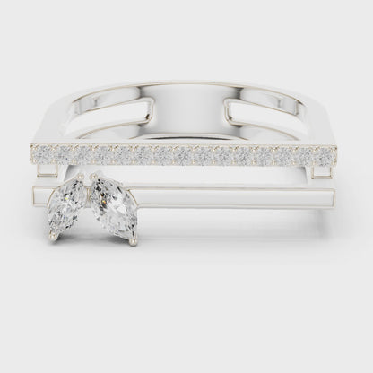 Auryn Crest Diamond Ring