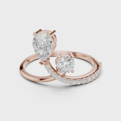 Phoenix Knot Diamond Ring