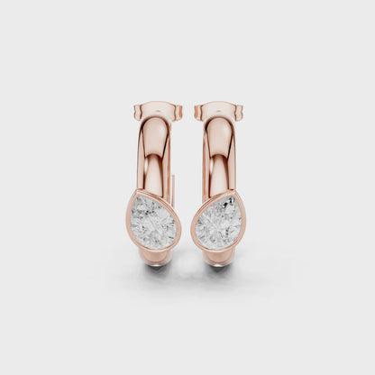 Golden Amore Diamond Earrings