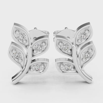 Flora Glint Diamond Earrings