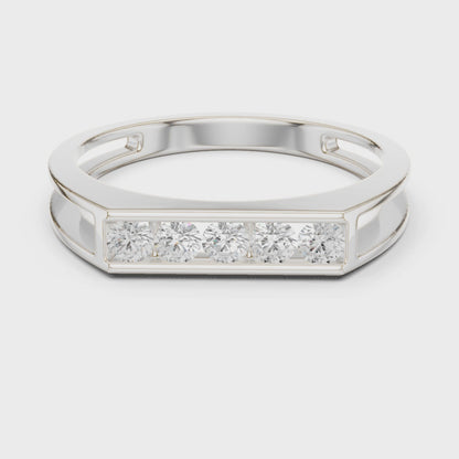 Cavalier Diamond Ring for Men