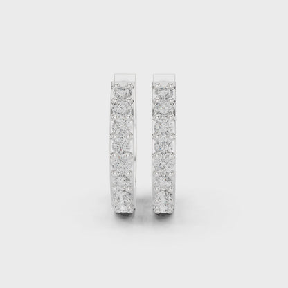 Ivory Glow Diamond Earrings