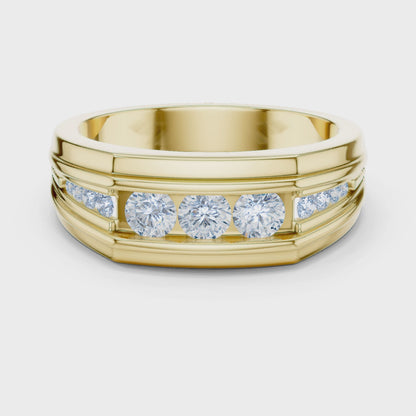 The Monarch Band Diamond Ring for Men