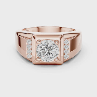 Caledor Solitaire Diamond Ring for Men