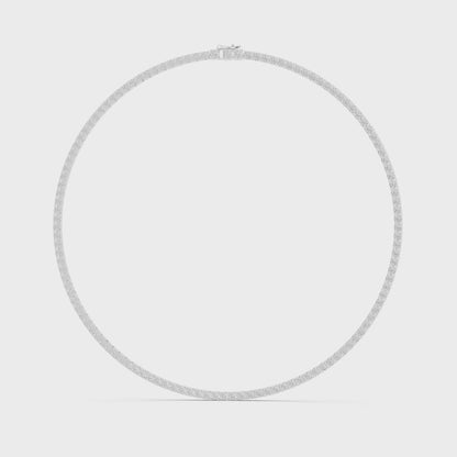 Celestial Lace Tennis Diamond Necklace