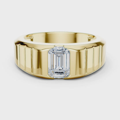 Elan Solitaire Diamond Ring for Men