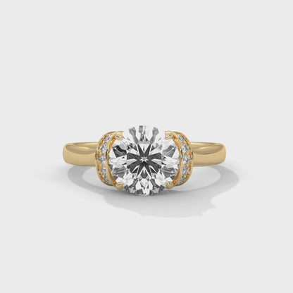 Twilight Gleam Solitaire Ring