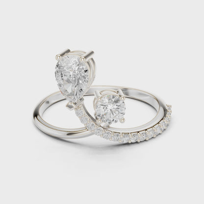 Phoenix Knot Diamond Ring