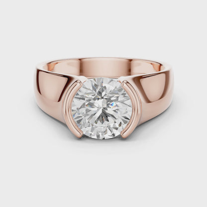 Sceptre Solitaire Ring for Men