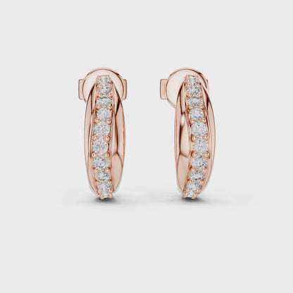 Celestara Halo — The Diamond Curve Hoops