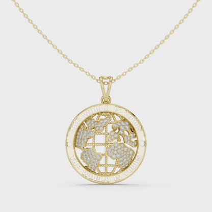 Globe of Glory Diamond Pendant