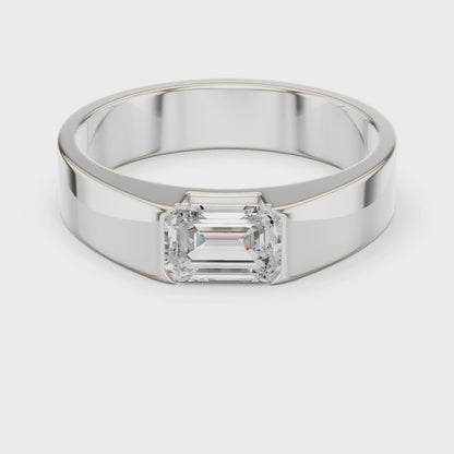 Ember Bond Mens Solitaire Ring