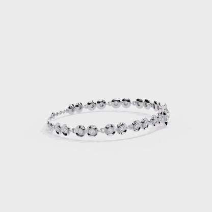 Golden Whisper Diamond Bracelet