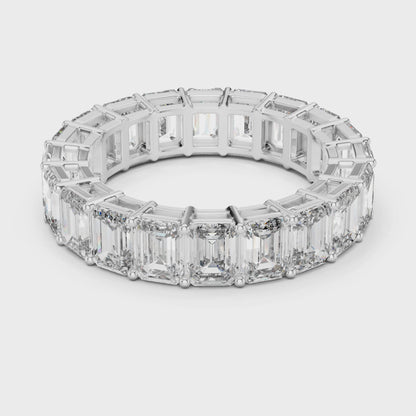 Bellezza Eternity Emerald Diamonds Ring