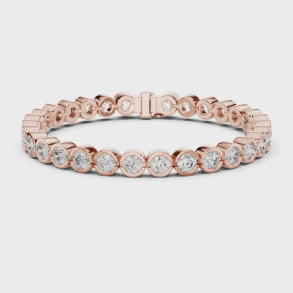 Imperial Bloom Tennis Diamond Bracelet