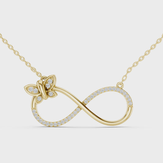 The Infinity Diamond Pendant