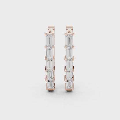 Starlace Loops Diamond Earrings