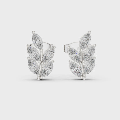 Marqessa Curl Diamond Earrings
