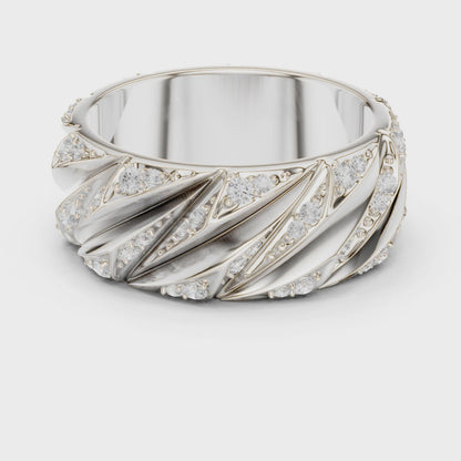 Noir Luxe Diamond Ring for Men