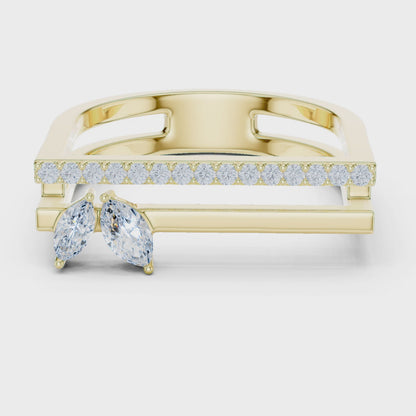 Auryn Crest Diamond Ring