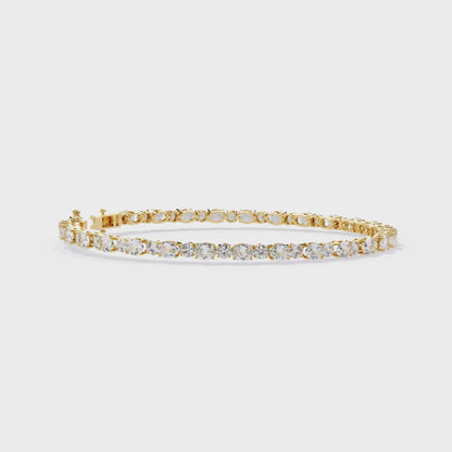 Petal Glow Diamond Bracelet