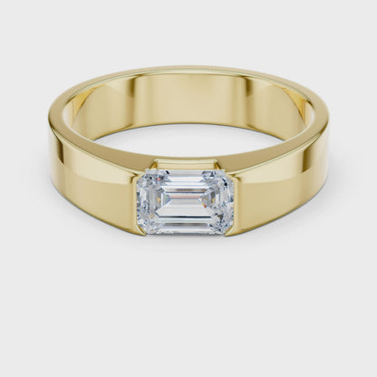 Ember Bond Mens Solitaire Ring