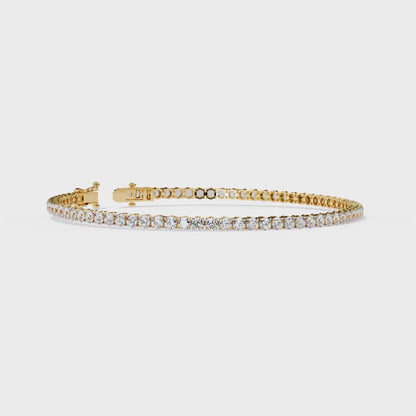 Lumex Linear Tennis Bracelet