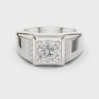 Caledor Solitaire Diamond Ring for Men