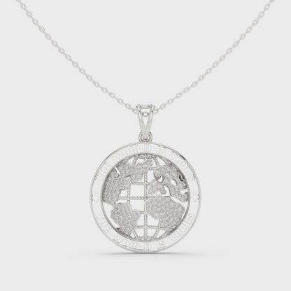 Globe of Glory Diamond Pendant