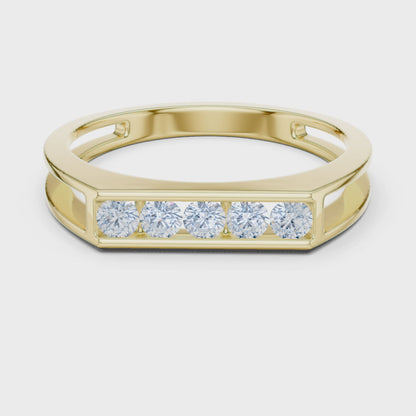 Cavalier Diamond Ring for Men