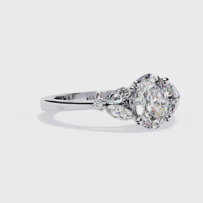 Regalia Rose Solitaire Ring