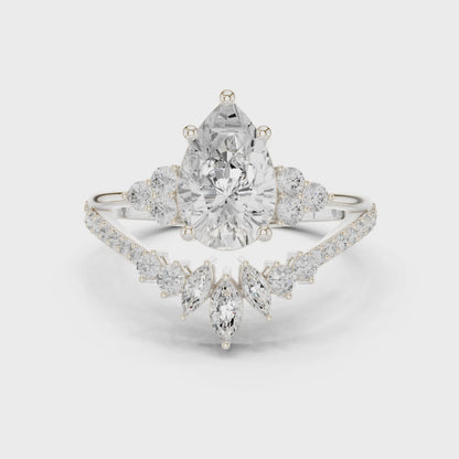 Crystal Pact Diamond Ring