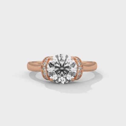 Twilight Gleam Solitaire Ring