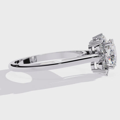 Maison Celestine Oval Solitaire Ring