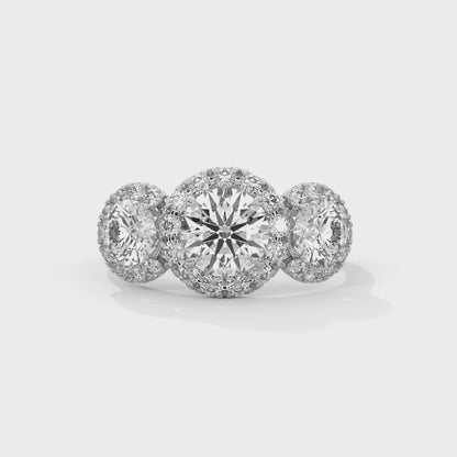 Velora Stone Round Solitaire Ring