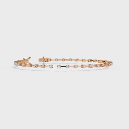 Starlit Veil Diamond Bracelet