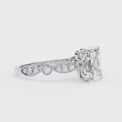 Ethereal Beam Radiant Solitaire Ring
