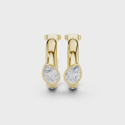 Golden Amore Diamond Earrings