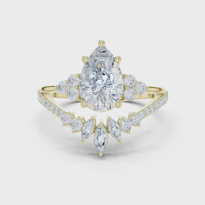 Crystal Pact Diamond Ring