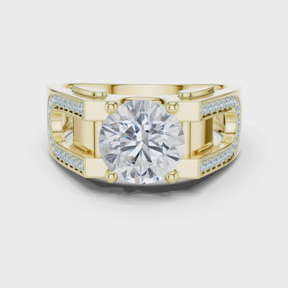 Arvandor Solitaire Ring for Men
