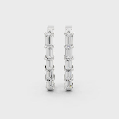 Starlace Loops Diamond Earrings