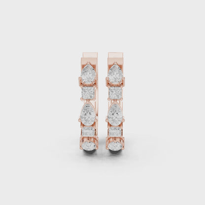 Shining Stella Diamond Earrings