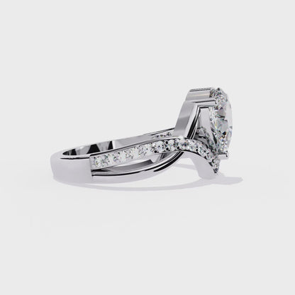 Luminara Solitaire Diamond Ring